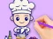 Игра Coloring Book: Chef онлајн