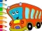 Игра Coloring Book: Bus онлајн