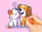 Игра Coloring Book: Dog And Cat онлајн