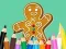 Игра Coloring Book: Gingerbreads онлајн