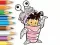 Игра Coloring Book: Monster Costume Girl онлајн