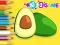 Игра Coloring Book: Avocado Fruit онлајн