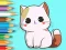 Игра Coloring Book: Cute Kitten онлајн