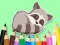 Игра Coloring Book: Baby Raccoon онлајн
