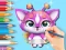 Игра Coloring Book: Cute Fluvsies онлајн
