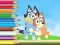 Игра Coloring Book: Bluey And Bingo Holiday онлајн
