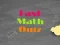 Игра Fast Math Quiz онлајн