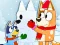 Игра Jigsaw Puzzle: Bluey Christmas Snowman онлајн