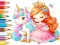 Игра Coloring Book: Unicorn Secret Whisper онлајн