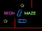 Игра Neon Car Maze онлајн