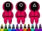 Игра Coloring Book: Squid Game Mask онлајн