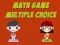 Игра Math Game Multiple Choice онлајн