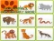 Игра Wild Animals Kids Memory game онлајн