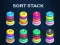 Игра Sort Stack color Hoop Game онлајн