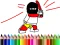 Игра Back To School: Hero Coloring Book онлајн