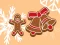 Игра Gingerbreadman Coloring онлајн