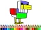 Игра Back To School: Monster Craft Coloring онлајн