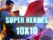 Игра Super heroes 10х10 онлајн