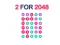 Игра 2 for 2048 онлајн