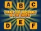 Игра Touch The Alphabet In The Oder онлајн