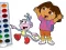 Игра Dora The Explorer Coloring Book онлајн