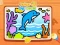 Игра Color By Code: Dolphin онлајн
