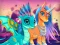 Игра Cute Unicorns And Dragons Puzzle онлајн