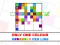 Игра Only one color per line онлајн