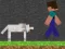 Игра Steve and Wolf онлајн