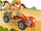 Игра Cartoon Tractor Puzzle онлајн