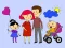 Игра Happy Family Coloring Book онлајн
