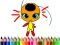 Игра Back To School: Dotted Girl Coloring онлајн