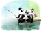 Игра Pandas Slide онлајн