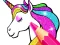 Игра Unicorn Coloring Book Glitter онлајн