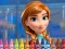Игра Anna Frozen Coloring онлајн