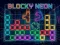 Игра Blocky Neon онлајн