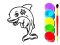 Игра Dolphin Coloring Book онлајн