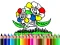 Игра Back to School: Flowers Coloring онлајн