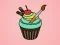 Игра Yummy Cupcake Coloring онлајн
