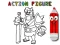 Игра Back To School: Action Figure Coloring онлајн