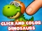 Игра Click And Colors Dinosaurs онлајн