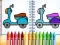 Игра Cute Bike Coloring Book онлајн