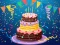 Игра Birthday cake puzzle онлајн