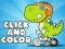 Игра Click And Color Dinosaurs онлајн
