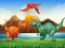 Игра Colorful Dinosaurs Match 3 онлајн