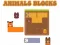 Игра Animals Blocks онлајн