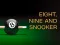 Игра Nine, eight and snooker онлајн