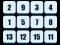 Игра Numbers Sliding Puzzle онлајн