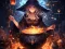 Игра Anime girls Witchcraft онлајн