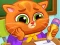 Игра Lovely Virtual Cat At School онлајн